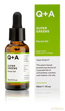 Q+A Q + A Super Greens face oil, 30ml