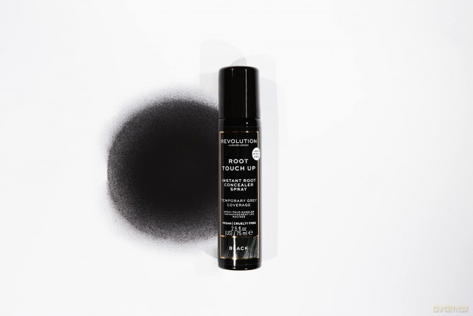 Revolution Haircare Growth and gray hair spray Root Touch Up (Instant Root Concealer Spray) 75 ml - Shade: Black