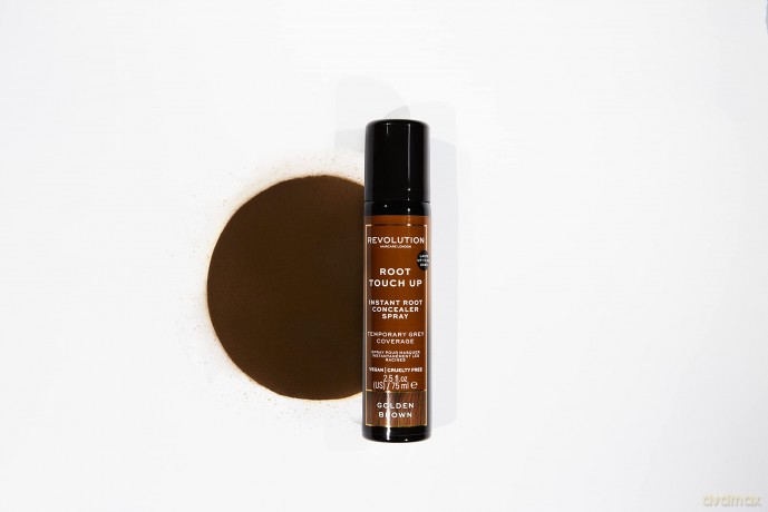 Revolution Haircare Growth and gray hair spray Root Touch Up (Instant Root Concealer Spray) 75 ml - Shade: Golden Brown