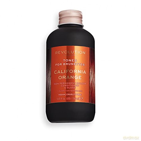 Revolution Haircare Hair color for brunettes Tones For Brunettes 150 ml - Shade: California Orange