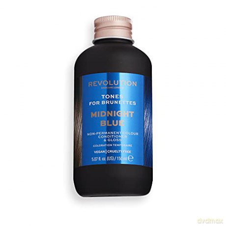 Revolution Haircare Hair color for brunettes Tones For Brunettes 150 ml - Shade: Midnight Blue
