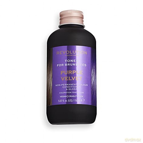 Revolution Haircare Hair color for brunettes Tones For Brunettes 150 ml - Shade: Purple Velvet