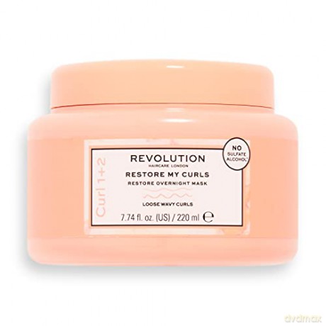 Revolution Haircare Night mask for curly and wavy hair Restore My Curl s (Overnight Mask) 220 ml