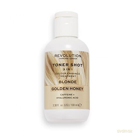 Revolution Haircare Revitalizing color for blonde hair Blonde Gold en Honey (Toner Shot) 100 ml