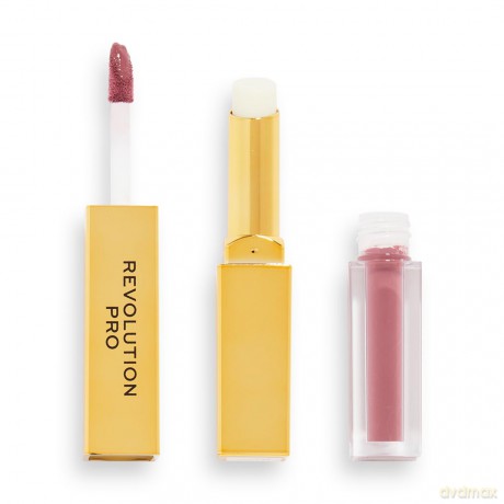 Revolution PRO Double-sided lipstick with Seclusion Supreme Stay 24h balm (Lip Duo) 2.5 ml