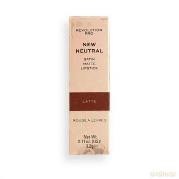 Revolution PRO New Neutral Lipstick (Satin Matte Lipstick) 3.2 g - Shade: Latte