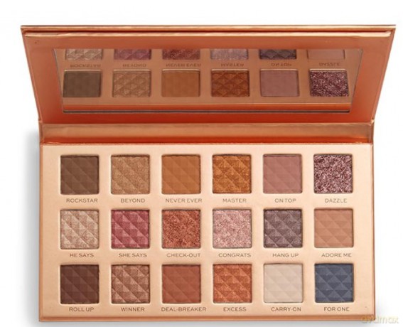 Revolution PRO Rockstar Rose Gold Edition Eyeshadow Palette 18 x 1 g