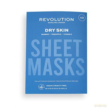 Revolution Skincare Biodegradable (Dry Skin Sheet Mask) Set (Dry Skin Sheet Mask)