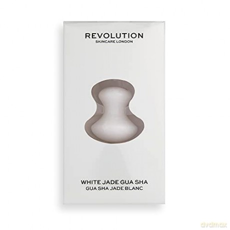 Revolution Skincare Massage jadeite on the skin White Jade Gua Sha
