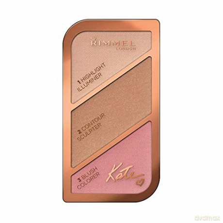 Rimmel Blush Palette By Kate Moss (Sculpting Pallette) 18.5 g - Shade: 001