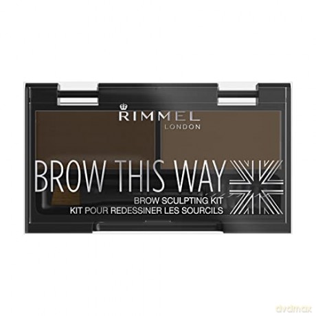 Rimmel Brow This Way (Powder Kit) 2.4 g - Shade: 003 Dark Brown