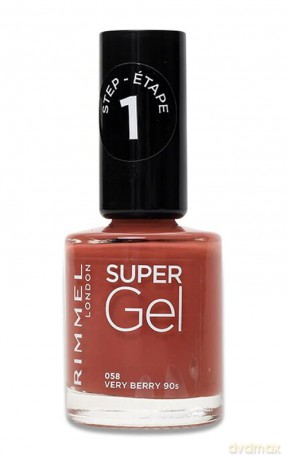 Rimmel Gel nail polish Super Gel 12 ml - Shade: 058 Very Berry