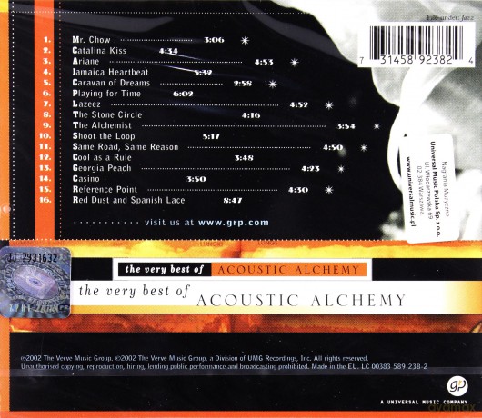 Acoustic Alchemy: Very Best Of Acoustic Alchemy [CD]