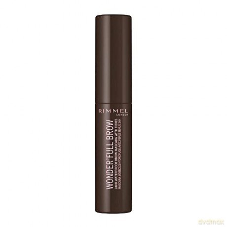 Rimmel Waterproof (Brow Mascara) Wonder`Full 24H (Brow Mascara) 4.5 ml - Shade: 03 Dark