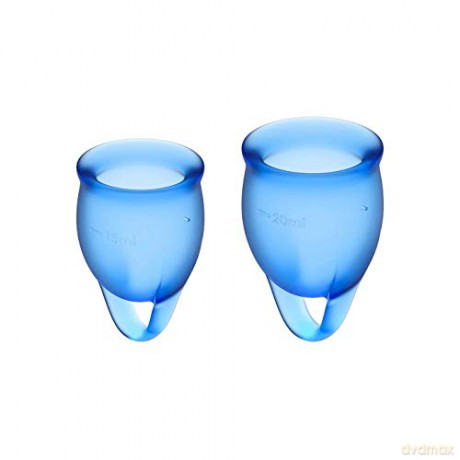 Satisfyer Menstrual cup - Feel Confident 2 pcs - Variant: Blue