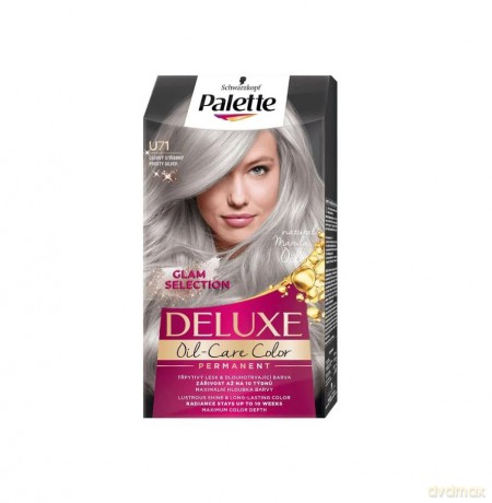 Schwarzkopf Palette Deluxe permanent hair color - Shade: U71 Frosty Silver