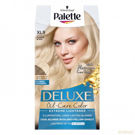 Schwarzkopf Palette Deluxe permanent hair color - Shade: XL9 - Platinum Blonde