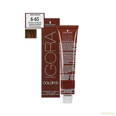 Schwarzkopf Professional 10-minute permanent hair color Igora Color 10 (Permanent 10 Minute Color Cream) 60 ml - Shade: 6-65