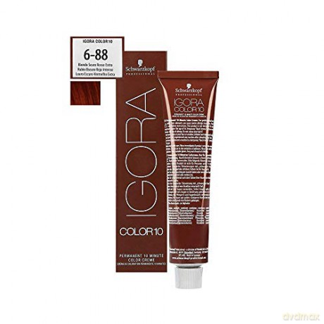 Schwarzkopf Professional 10-minute permanent hair color Igora Color 10 (Permanent 10 Minute Color Cream) 60 ml - Shade: 6-88