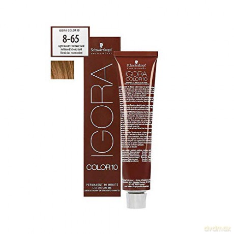 Schwarzkopf Professional 10-minute permanent hair color Igora Color 10 (Permanent 10 Minute Color Cream) 60 ml - Shade: 8-65