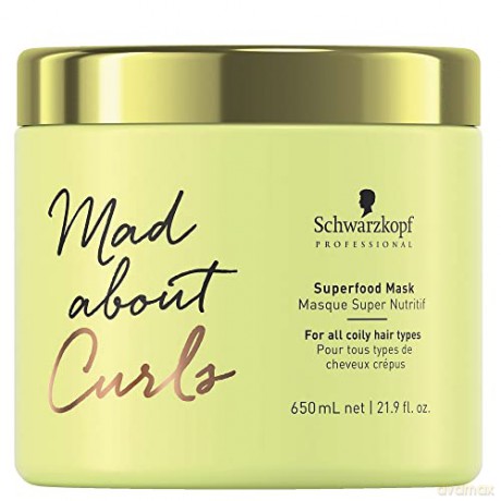 Schwarzkopf Professional Intensive moisturizing mask for curly hair Mad Abouth Curls (Superfood Mask) 650 ml