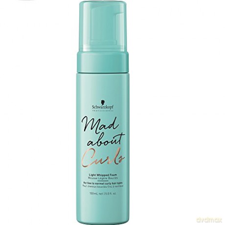 Schwarzkopf Professional Lightweight Foam For Definition And Shape Of Curly Hair Mad About Curl ( Light Whipped Foam) 150ml