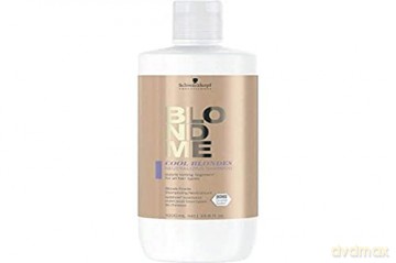 Schwarzkopf Professional Restorative shampoo for highlighting cool blond shades BLONDME (Tone Enhancing Bonding Shampoo Cool Blonde s) - Volume: 1000 ml