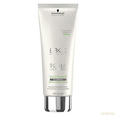 Schwarzkopf Professional Soothing Shampoo for Dry and Sensitive Hair BC Bonacure Scalp Genesis (Soothing Shampoo) - Volume: 200 ml