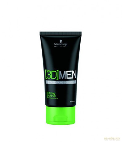 Schwarzkopf Professional Strong fixing gel for men 3D (Strong Hold Gel) 150 ml