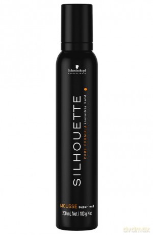 Schwarzkopf Professional Strong hold mousse Hair Silhouette (Super Hold Mousse) - Volume: 200 ml