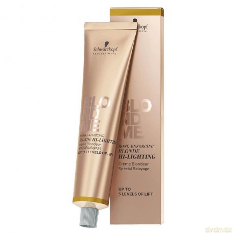 Schwarzkopf Professional Toning and lightening hair cream BLONDME Paint-on Light ener - Shade: Hi-Lighting - Gold