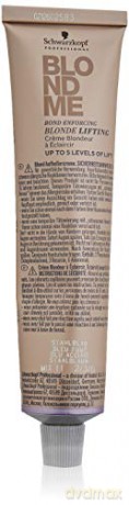 Schwarzkopf Professional Toning and lightening hair cream BLONDME Paint-on Light ener - Shade: Lifting - Steel