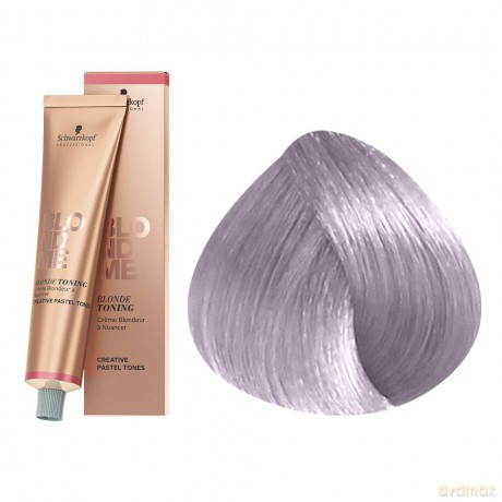 Schwarzkopf Professional Toning and lightening hair cream BLONDME Paint-on Light ener - Shade: Toning Lilac