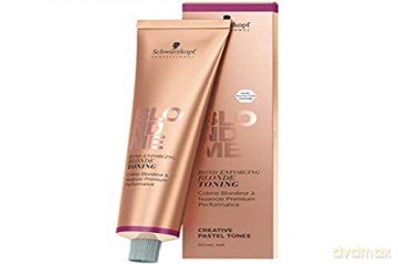 Schwarzkopf Professional Toning and lightening hair cream BLONDME Paint-on Light ener - Shade: Toning Steel Blue
