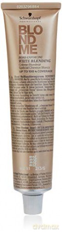Schwarzkopf Professional Toning and lightening hair cream BLONDME Paint-on Light ener - Shade: White Blending - Irise
