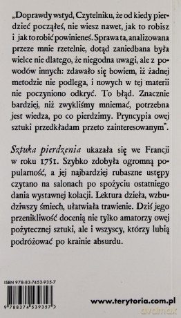 Sztuka Pierdzenia - Pierre-Thomas-Nicolas Hurtaut [KSIĄŻKA]