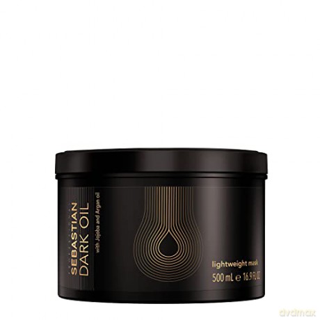 Sebastian Professional Nourishing mask for shine and softness of hair Dark Oil (Lightweight Mask) - Volume: 500 ml