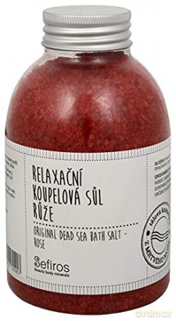 Sefiros Relaxing Bath Salt Rose (Original Dead Sea Bath Salt) 500 g