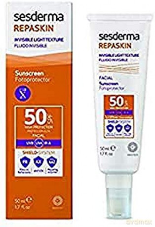 Sesderma Invisible Light Texture Facial Sunscreen SPF 50 Repaskin (Invisible Light Texture Facial Sunscreen) 50 ml
