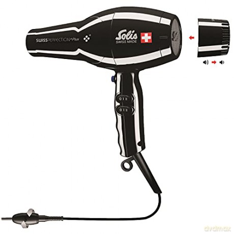 Solis Swiss Perfection Plus Black hair dryer