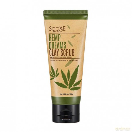 Soo´AE Jílový peeling Hemp Dreams (Clay Scrub) 80 g