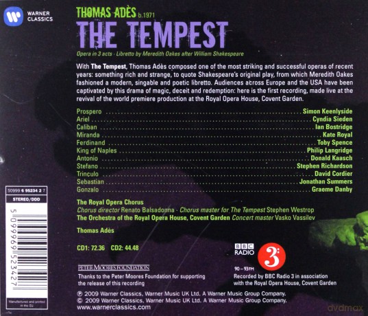Ades: The Tempest [2CD]