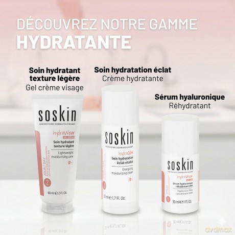 Soskin Paris Hydrating skin serum (Hyaluronic Fill-in Concentrate 2MW) 30 ml