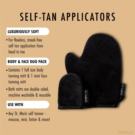 St. Moriz (Double-Sided Tanning Mitt) 2 pcs