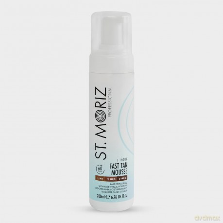 St. Moriz Bronzing mousse for a quick tan for body and face Professional 200 ml
