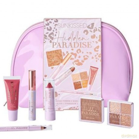 SUNKISSED Hidden Paradise Eco Packaging decorative cosmetics gift set