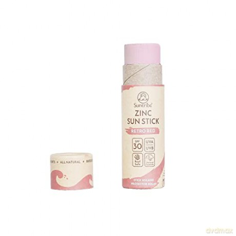 Suntribe Natural tanning stick with zinc SPF 30 retro red 30 g