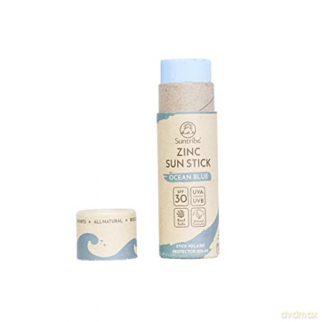 Suntribe Natural tanning stick with zinc SPF 30 sea blue 30 g