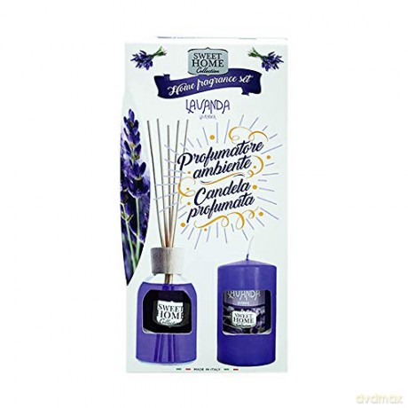 Sweet Home Collection Gift set Lavender diffuser + candle
