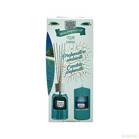 Sweet Home Collection Gift set Ocean Paradise diffuser + candle